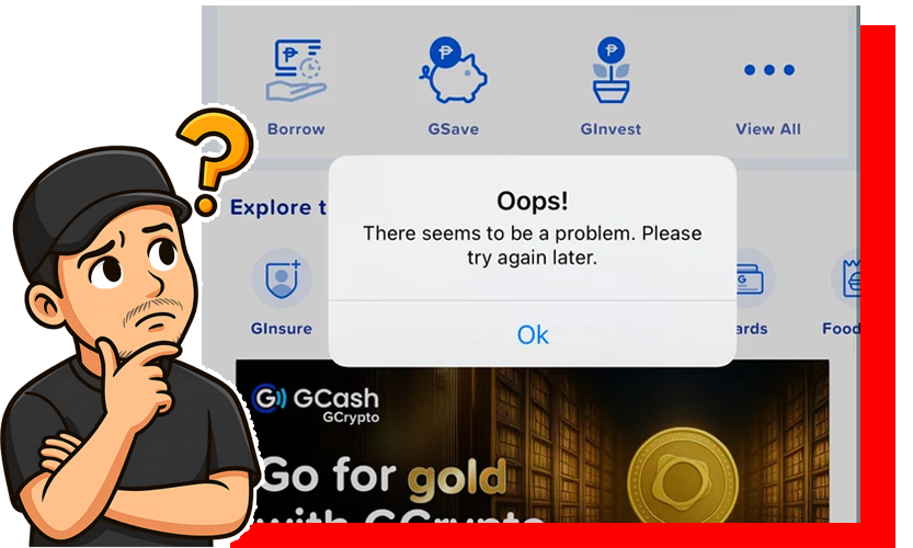 GCash Error Code 93 Globe sim