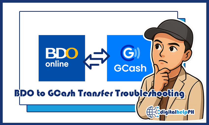 bdo to gcash transfer troubleshooting