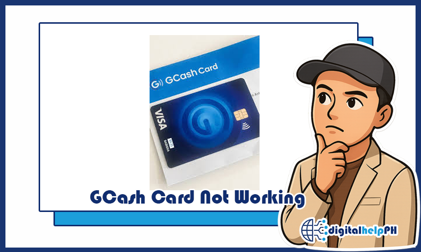 gcash card not working