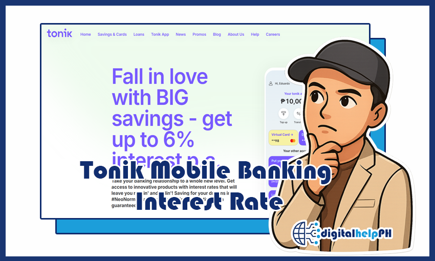 tonik mobile banking interest rate