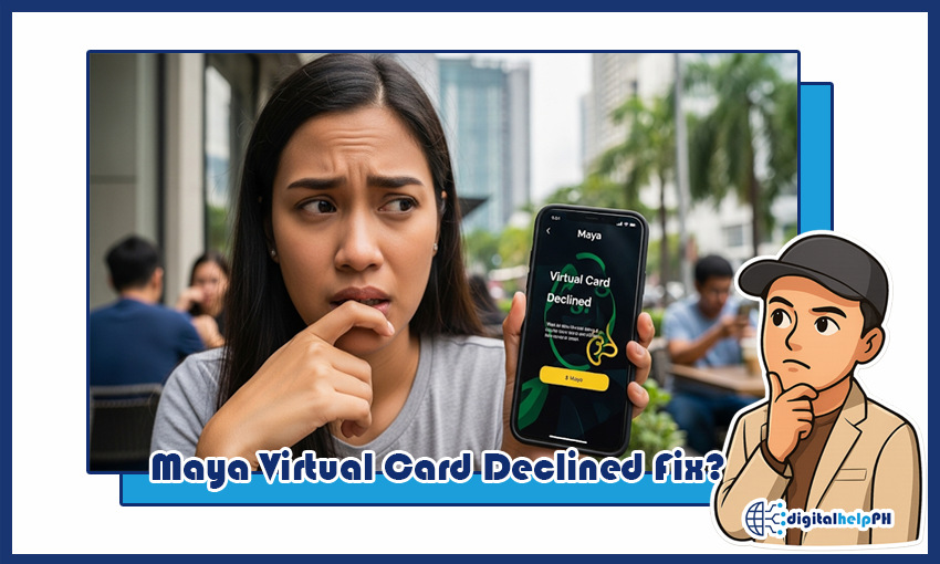 Maya virtual card declined fix