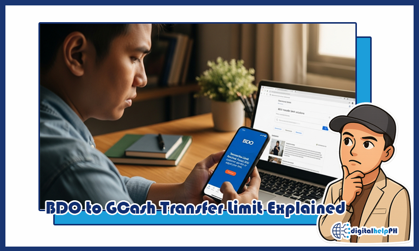 BDO to GCash transfer limit explained
