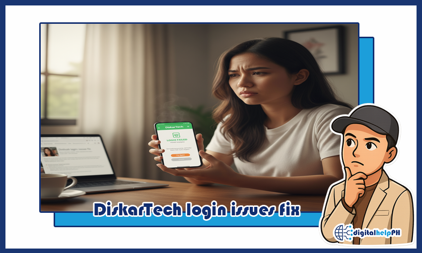 DiskarTech login issues fix