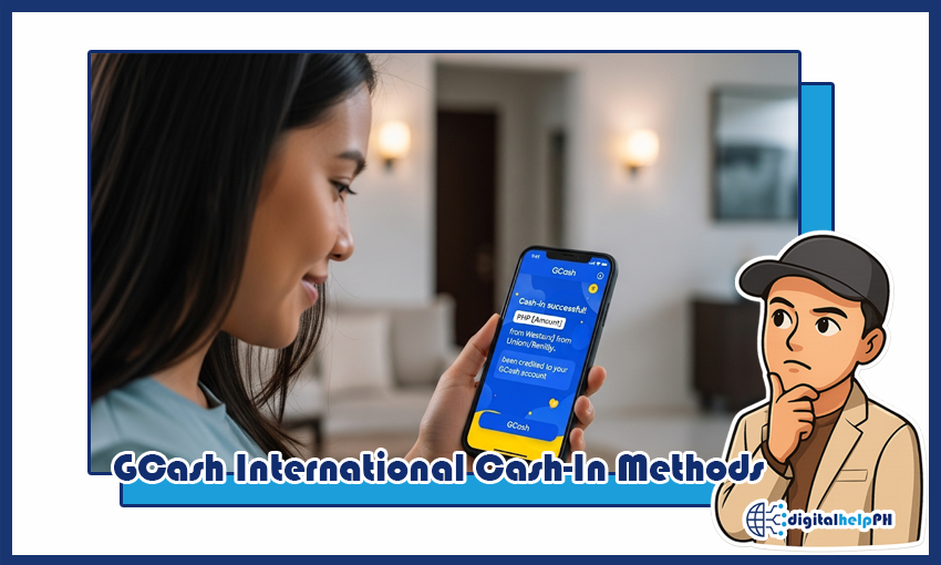 GCash international cash in methods