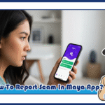 How to report scam in Maya app